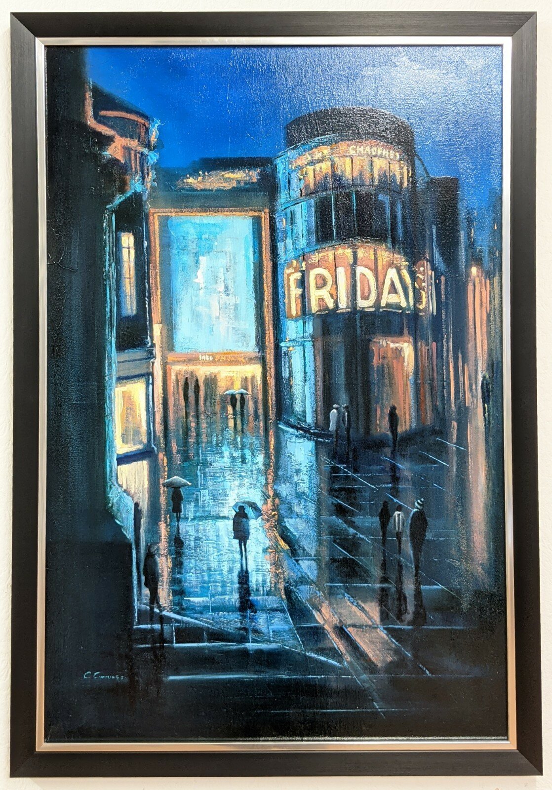 Framed Blue Mondays by Chris Cummings