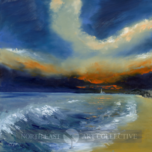 Morning Glory St Mary's Lighthouse Limited Edition Giclee Print by Trevor Craggs