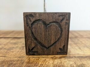 Hand Card Wood Stand by Clair-J Napier-McDonald