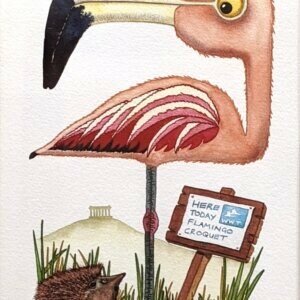 Alice Framed Giclee Print by Alan Mould