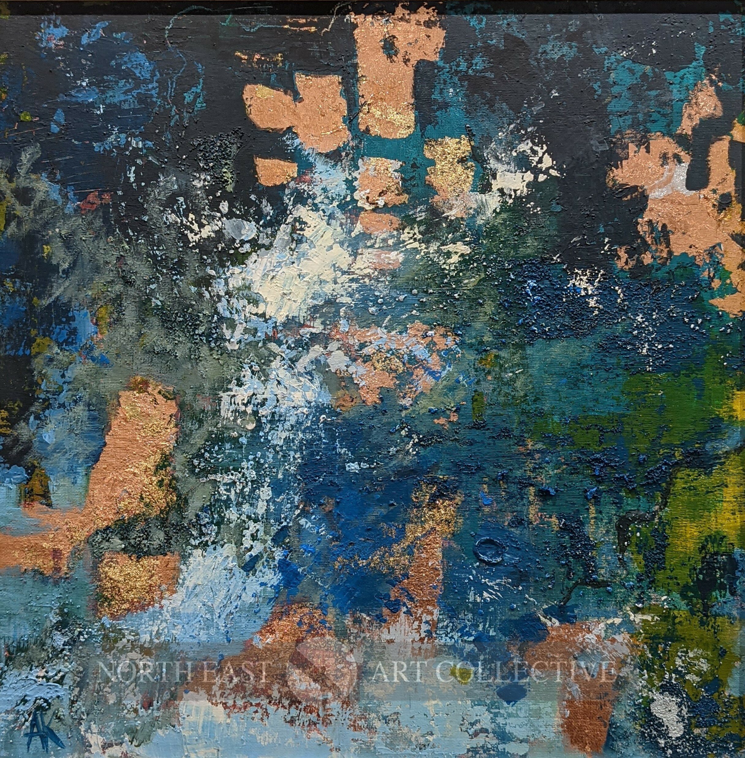 Ubiquity Framed Original Mixed Media by Annie Kennerley