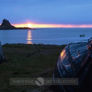 Golden Light Lindisfarne Framed Photographic Print by Phil Benton
