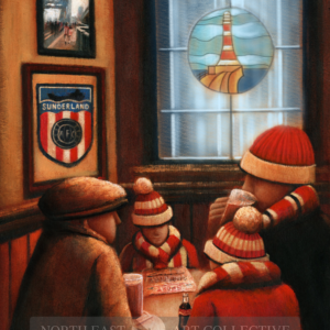 Match Day Mounted Giclee print by Chris Cummings