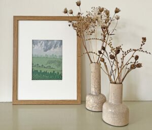 Rainy Landscape by Kate Miller 